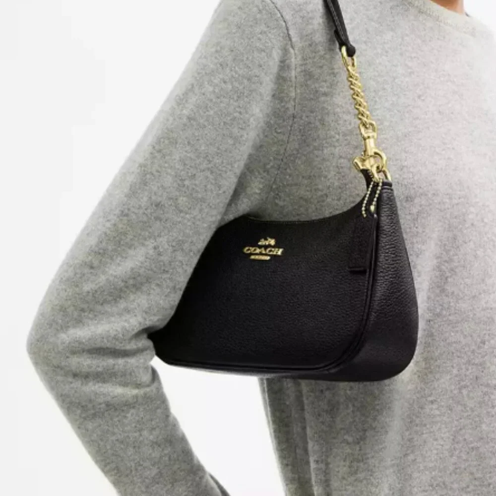 medium coach teri shoulder bag and charm wallet